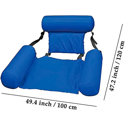 Chaise de natation avec dossier pour un confort maximal