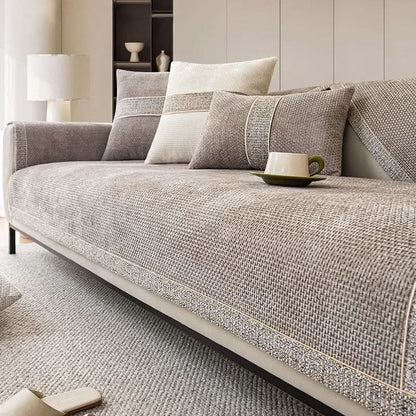 LEINENLUX Sofa Cover – Non-Slip & Stylish for Every Living Room