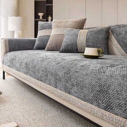 LEINENLUX Sofa Cover – Non-Slip & Stylish for Every Living Room