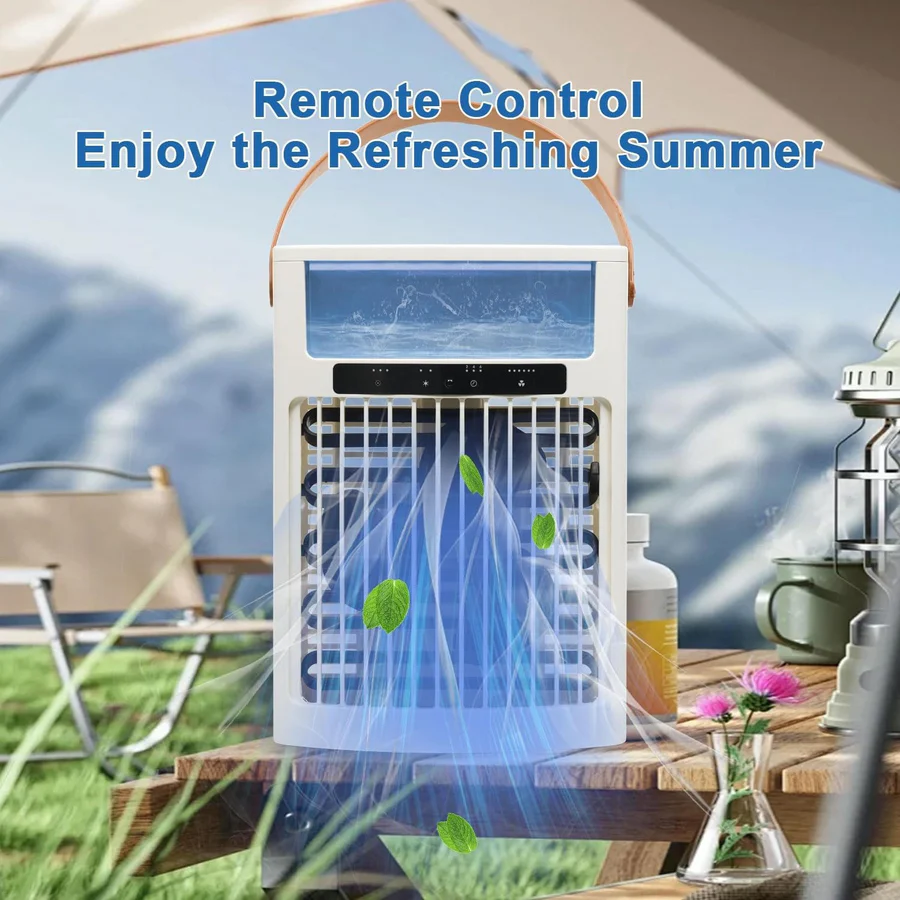 Mini-ventilateur rafraîchisseur d'air portable