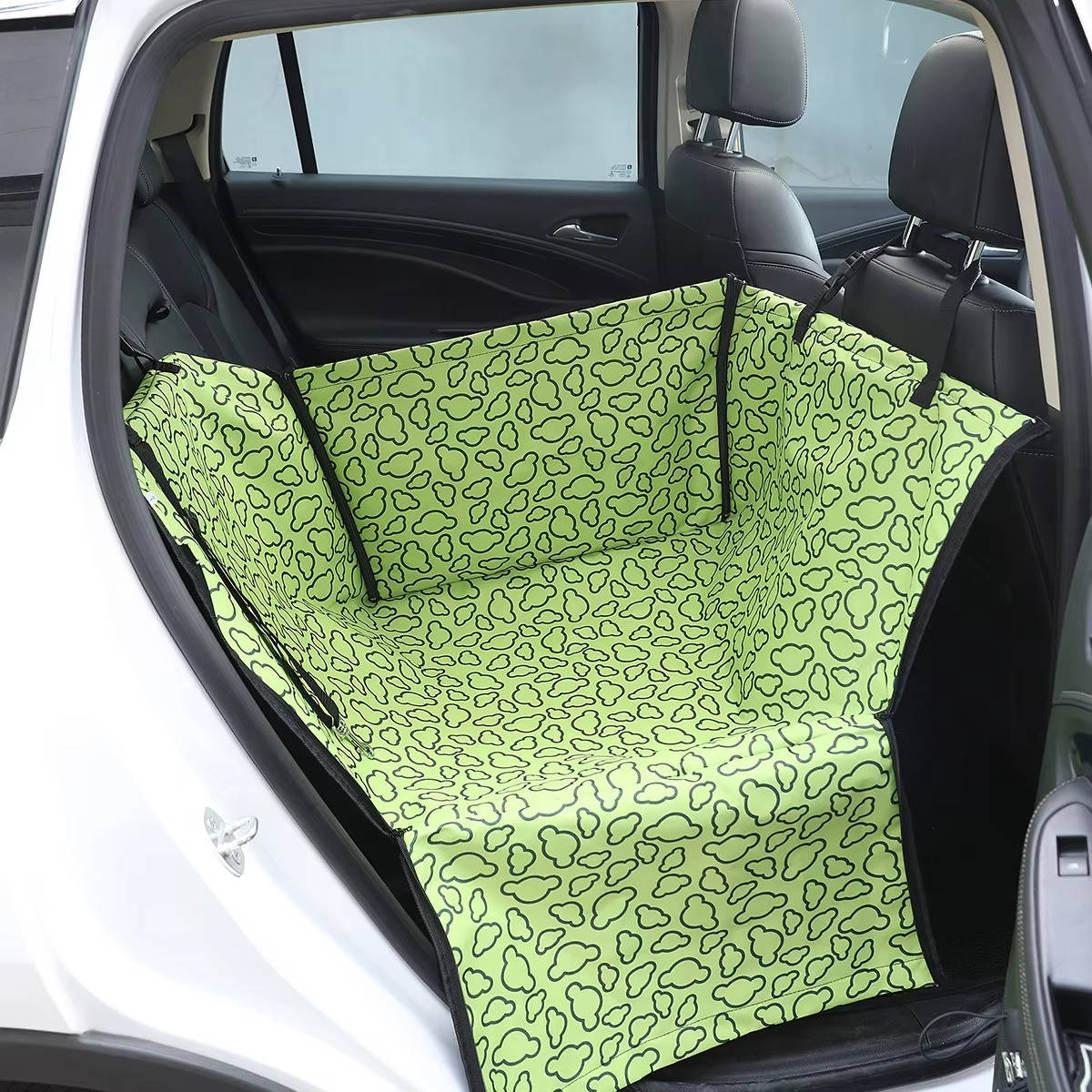 Housse de siège auto écologique en polyester pour chien, hamac de siège arrière imperméable et protection de dossier pour petits chiens
