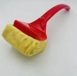 Brosse nettoyante pour grill de barbecue, tampon récurant à vapeur, nettoyant à long manche