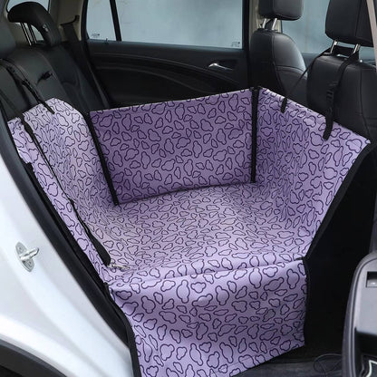 Housse de siège auto écologique en polyester pour chien, hamac de siège arrière imperméable et protection de dossier pour petits chiens