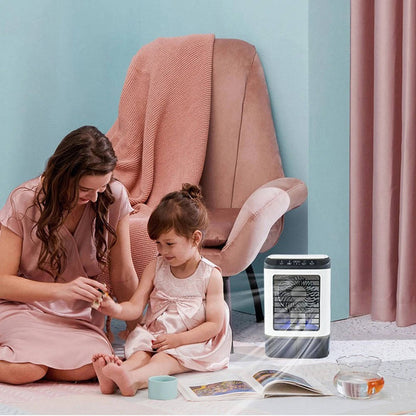 Climatiseur portable, refroidisseur à évaporation à refroidissement rapide et 3 vitesses