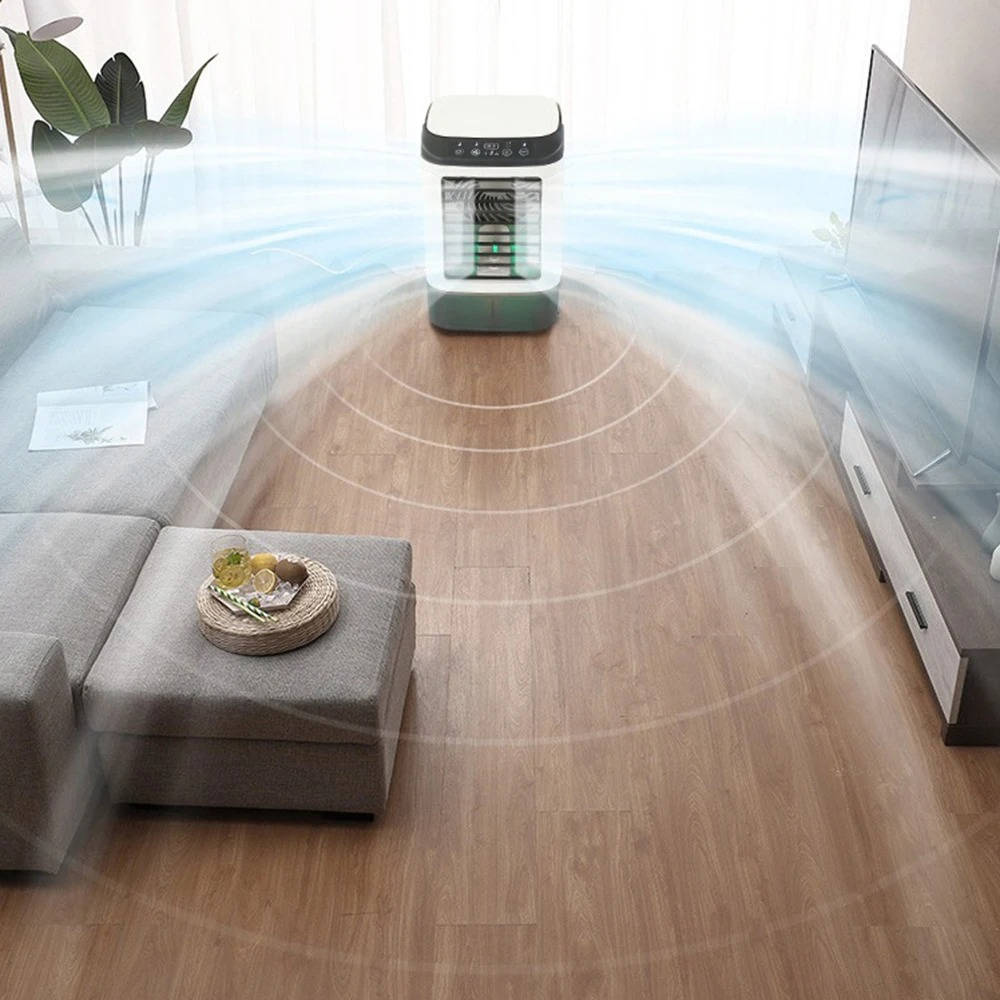 Climatiseur portable, refroidisseur à évaporation à refroidissement rapide et 3 vitesses