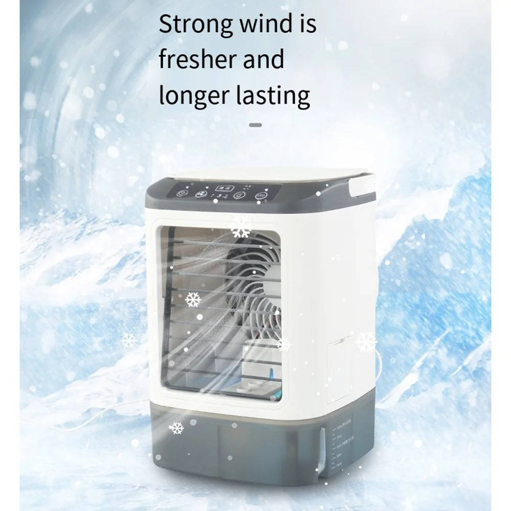 Climatiseur portable, refroidisseur à évaporation à refroidissement rapide et 3 vitesses