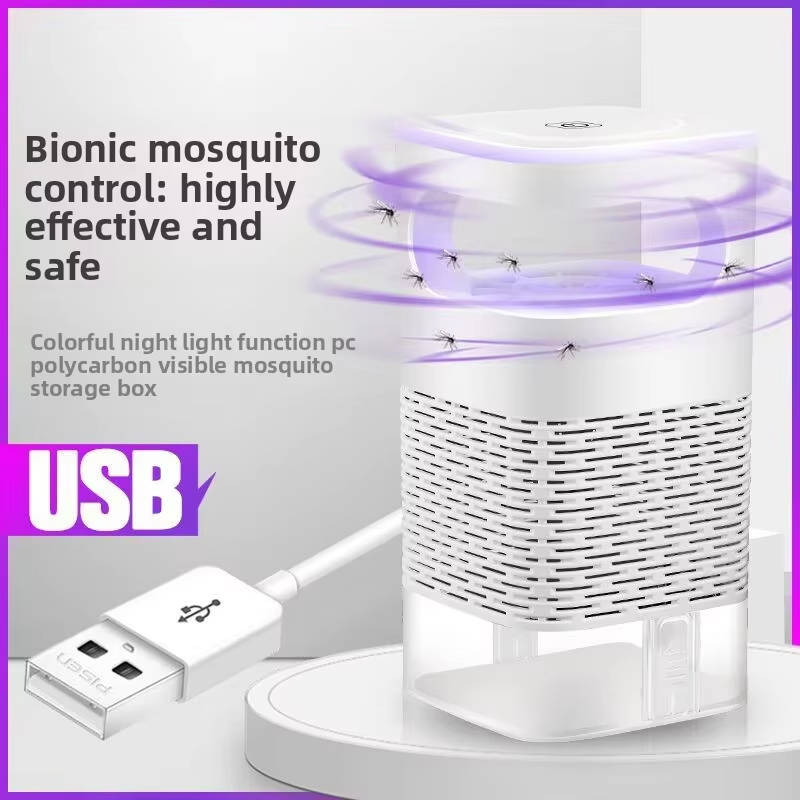Piège à moustiques et insectes UV à aspiration automatique pour attraper moustiques, mites et moucherons, intérieur