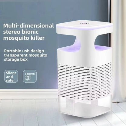 Piège à moustiques et insectes UV à aspiration automatique pour attraper moustiques, mites et moucherons, intérieur
