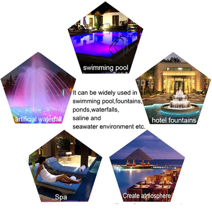 Lampe de piscine murale en acier inoxydable LED 15 W