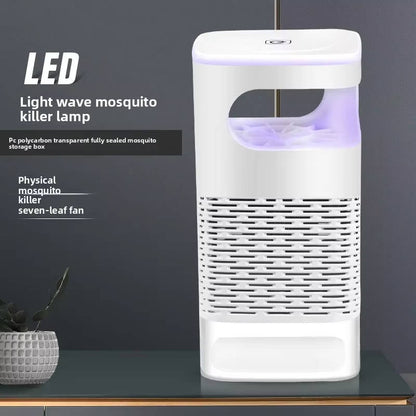 Piège à moustiques et insectes UV à aspiration automatique pour attraper moustiques, mites et moucherons, intérieur