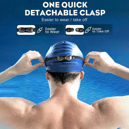 Lunettes de natation grand angle à effet antibuée