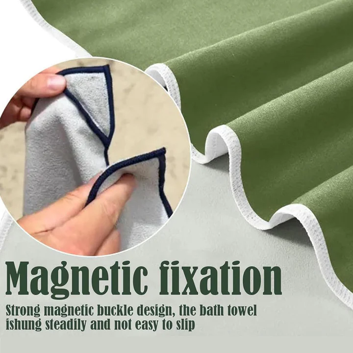 Serviette de plage magnétique à séchage rapide