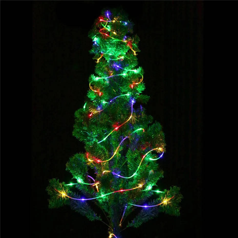 Guirlande lumineuse d'extérieur pour arbre, jardin et clôture