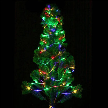 Guirlande lumineuse d'extérieur pour arbre, jardin et clôture