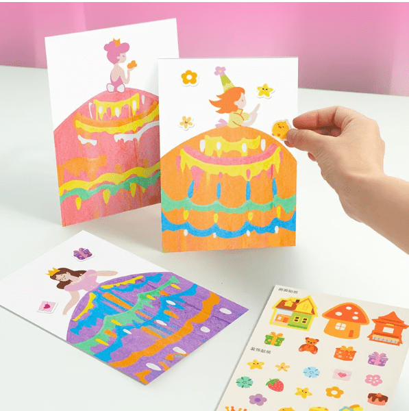 CREATIVE SCRATCHES – Clean Scratch Art Set for Imaginative Painting Fun for Children