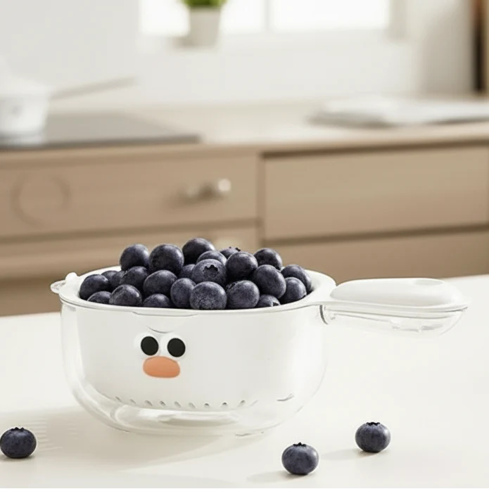 KitchenEase two-layer drain basket - Modern & practical for every kitchen