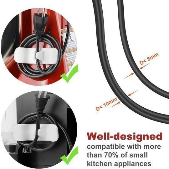 CORDKEEP – Strong hold for neat and secure kitchen organization
