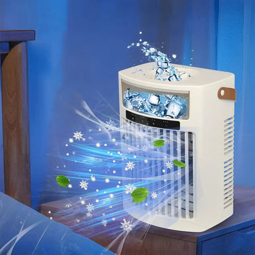 Mini-ventilateur rafraîchisseur d'air portable