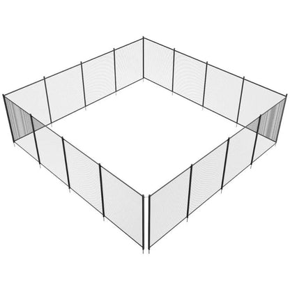 Clôture de sécurité amovible pour piscine enterrée