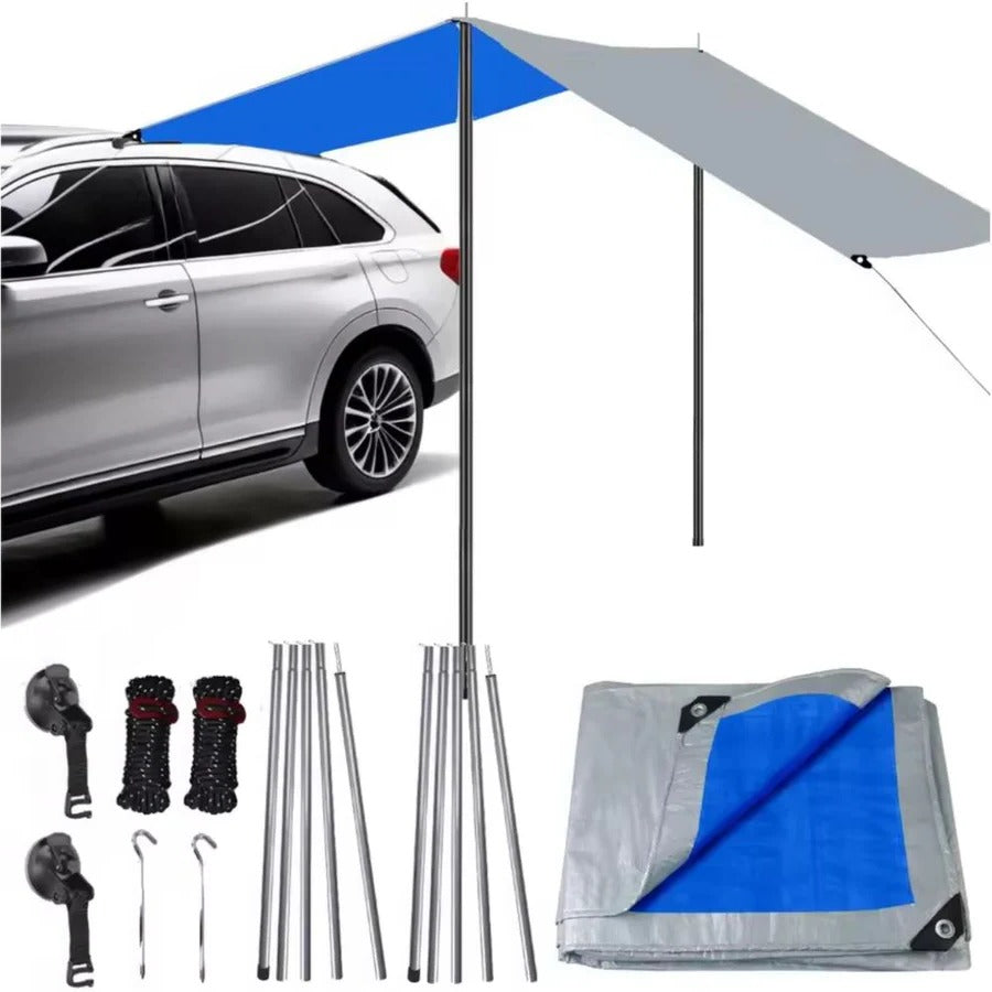 Kit d'auvent latéral imperméable pour voiture