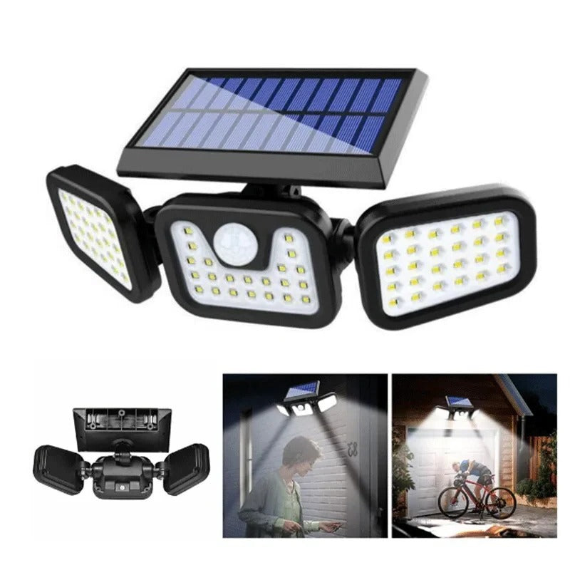 Lampe solaire à détecteur de mouvement pour usage extérieur
