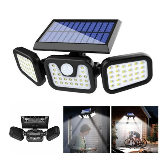 Lampe solaire à détecteur de mouvement pour usage extérieur