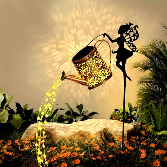 Lampe féerique suspendue, décoration lumineuse d'extérieur