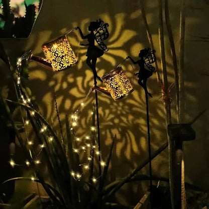 Lampe féerique suspendue, décoration lumineuse d'extérieur