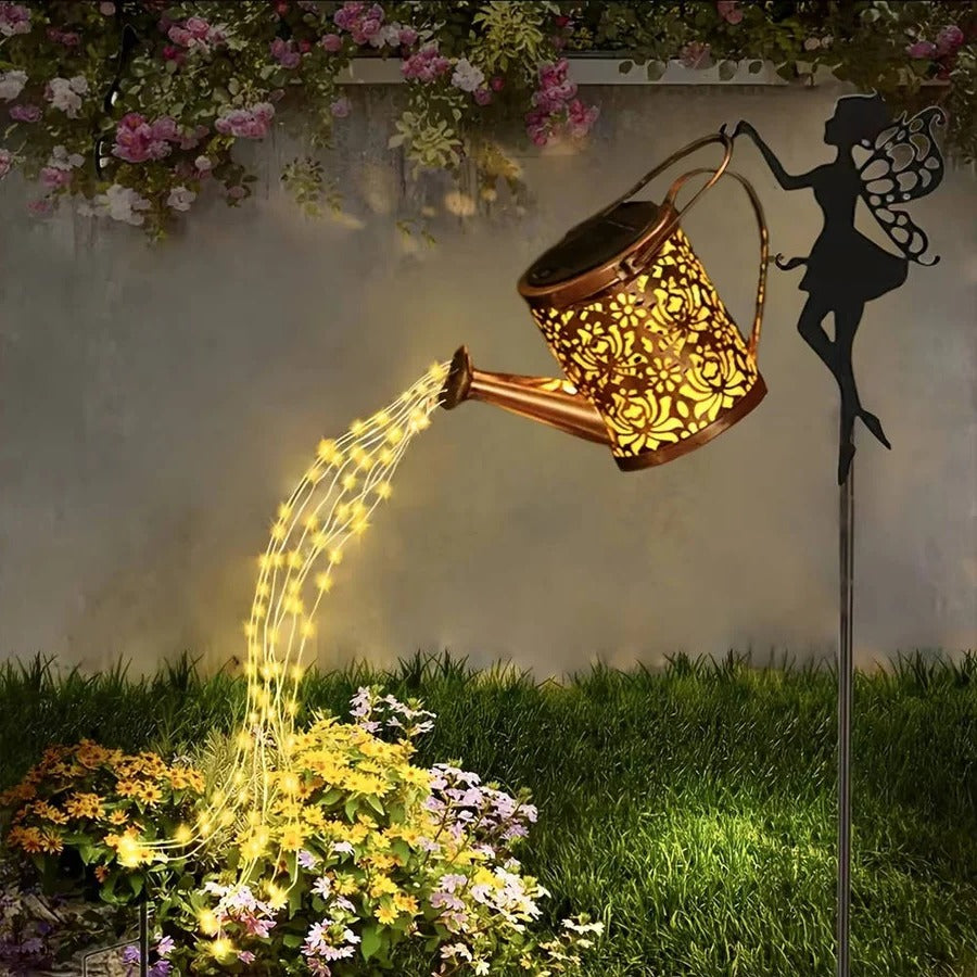 Lampe féerique suspendue, décoration lumineuse d'extérieur