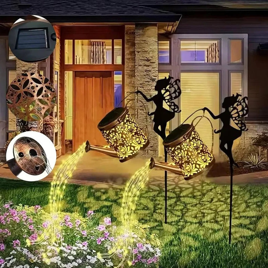 Lampe féerique suspendue, décoration lumineuse d'extérieur