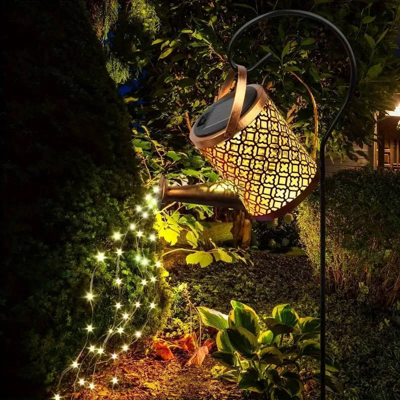 Lampe féerique suspendue, décoration lumineuse d'extérieur