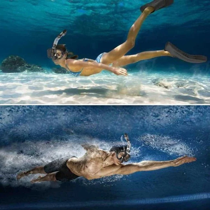 Masque de snorkeling avec système anti-éclaboussures