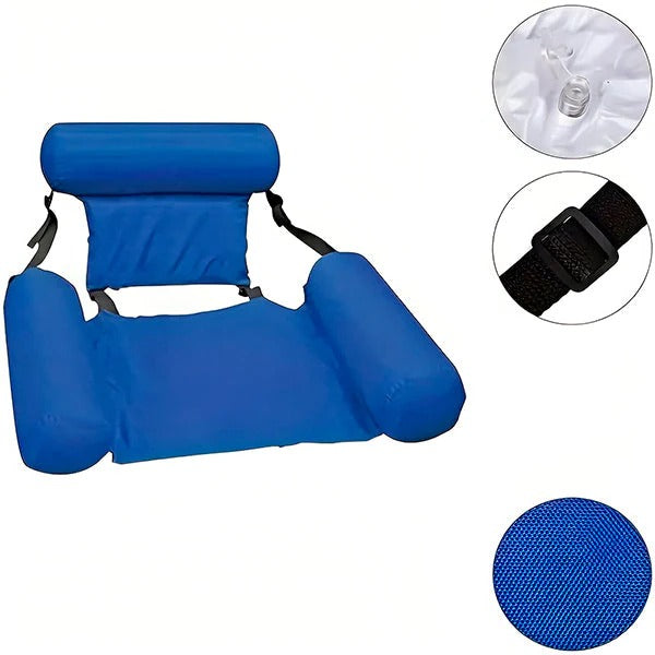 Chaise de natation avec dossier pour un confort maximal