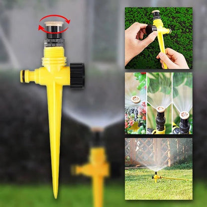 Arroseur de jardin 360° économe en eau avec jets réglables