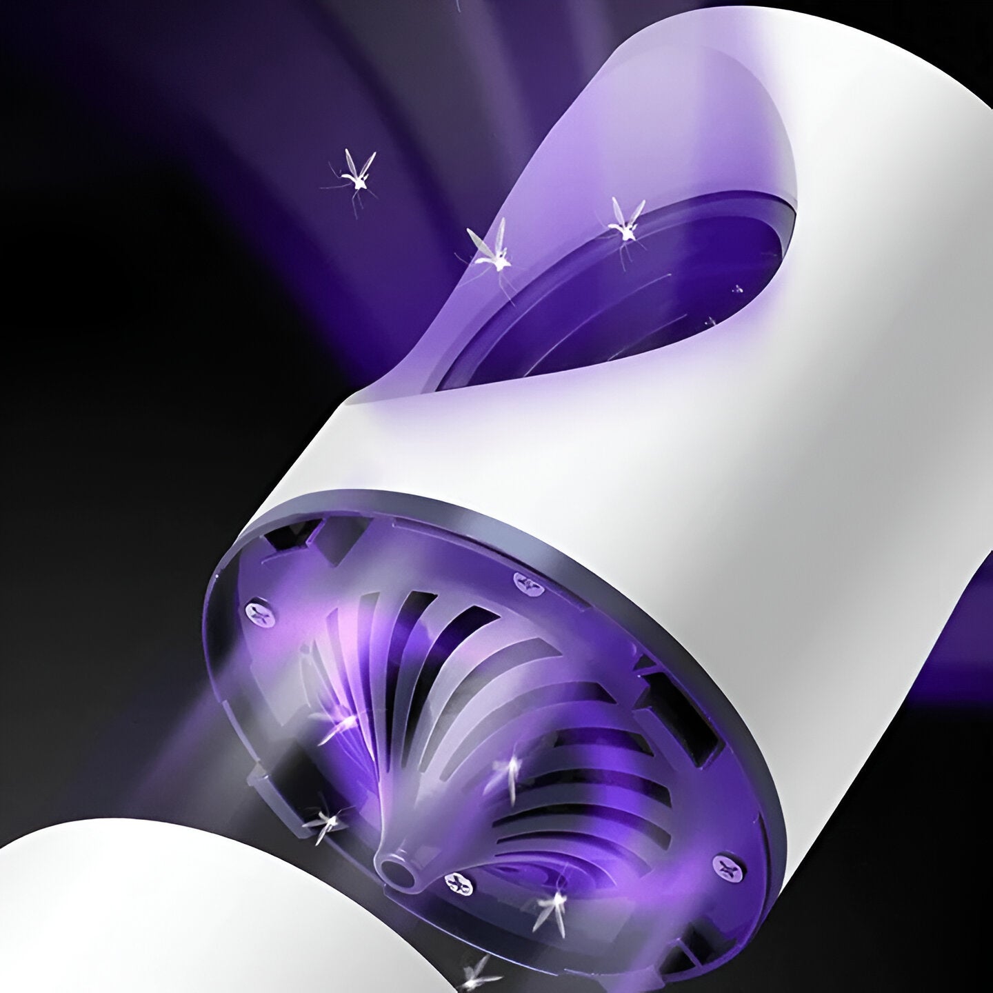 Lampe tueuse de moustiques électrique avec lumière UV et piège