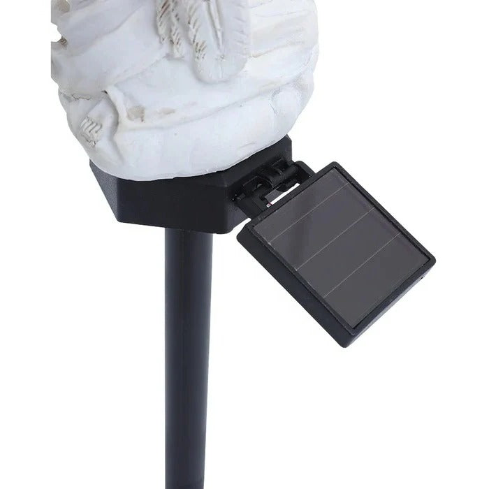 Lampe de jardin solaire décorative Ange avec éclairage LED