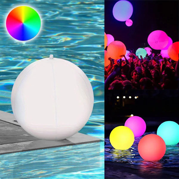 Lampe de piscine gonflable étanche à couleur changeante