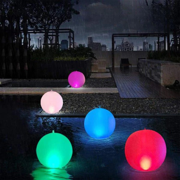 Lampe de piscine gonflable étanche à couleur changeante