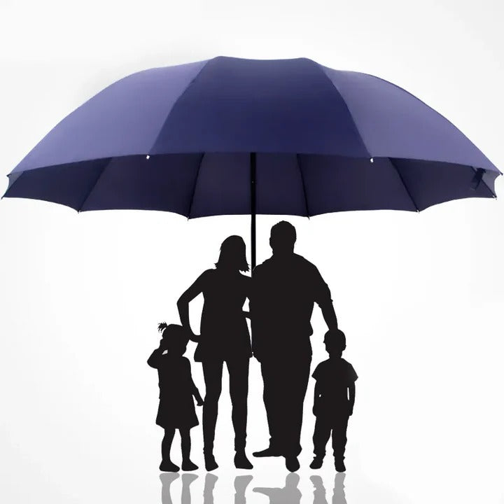 Parapluie pliant automatique à grande toile