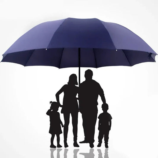 Parapluie pliant automatique à grande toile