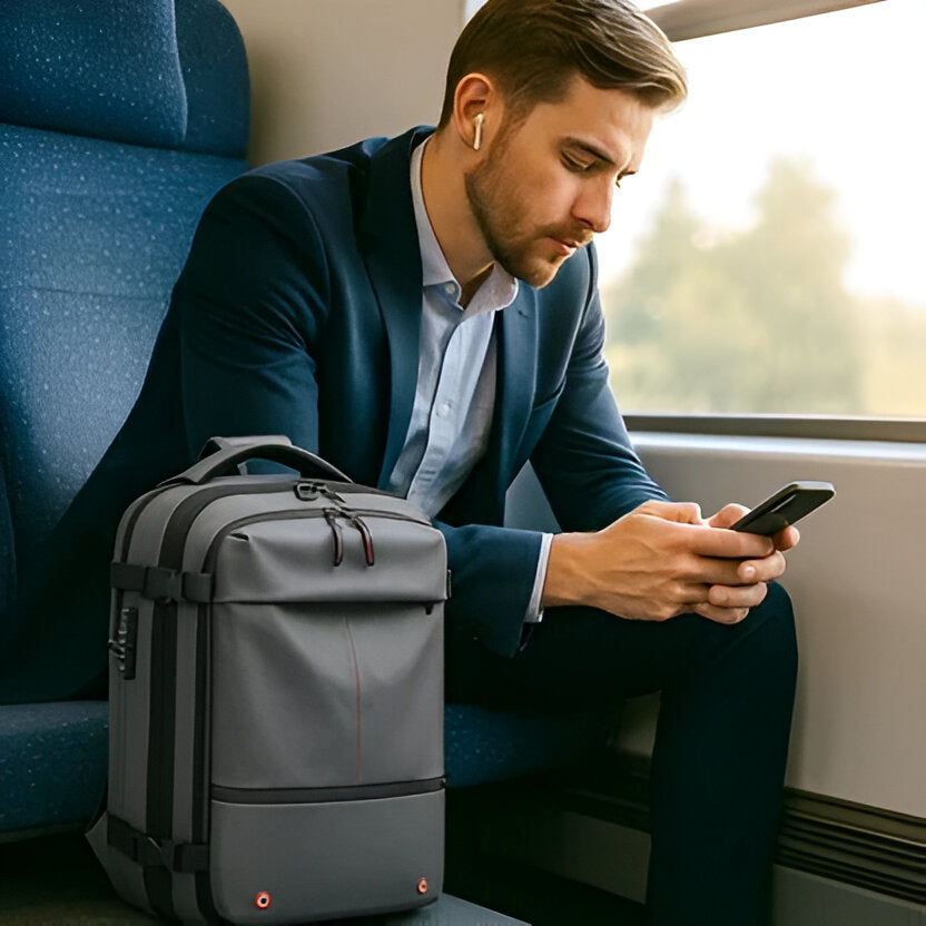 Sac à dos de camping avec compression interne