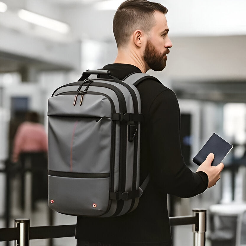 Sac à dos de camping avec compression interne