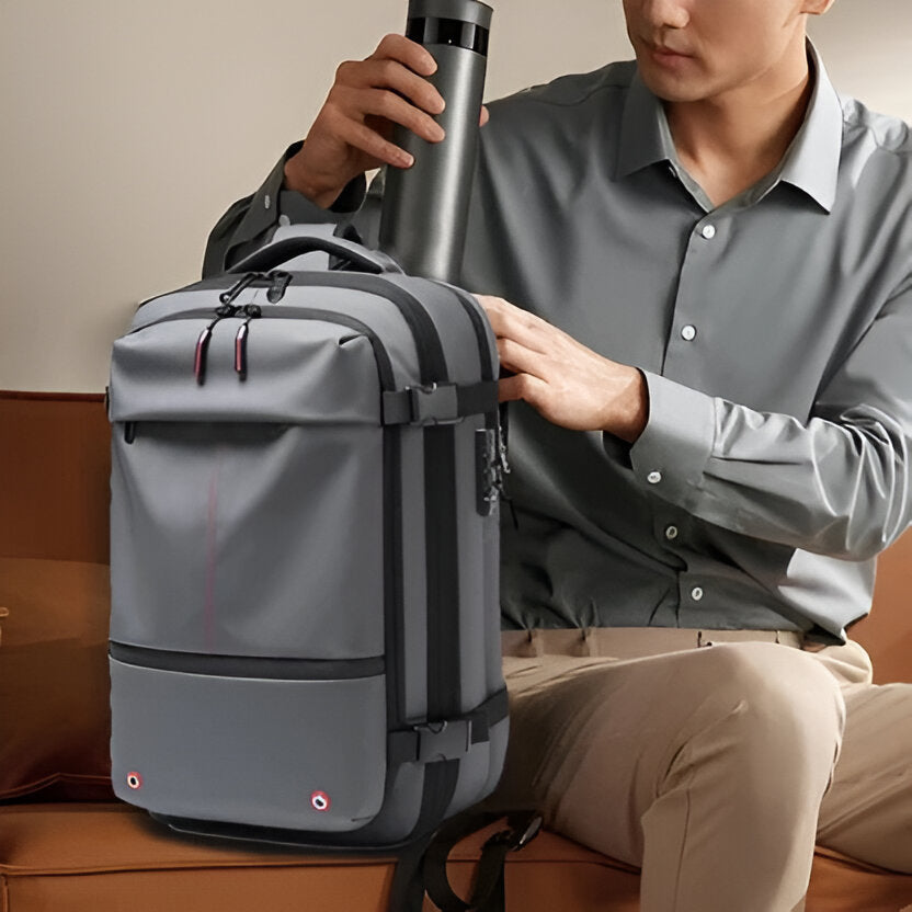 Sac à dos de camping avec compression interne