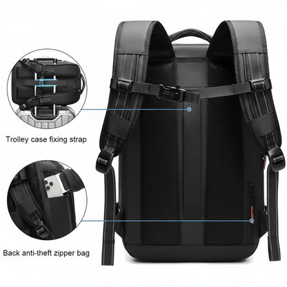 Sac à dos de camping avec compression interne
