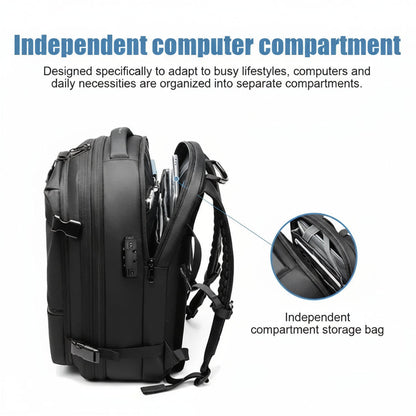 Sac à dos de camping avec compression interne