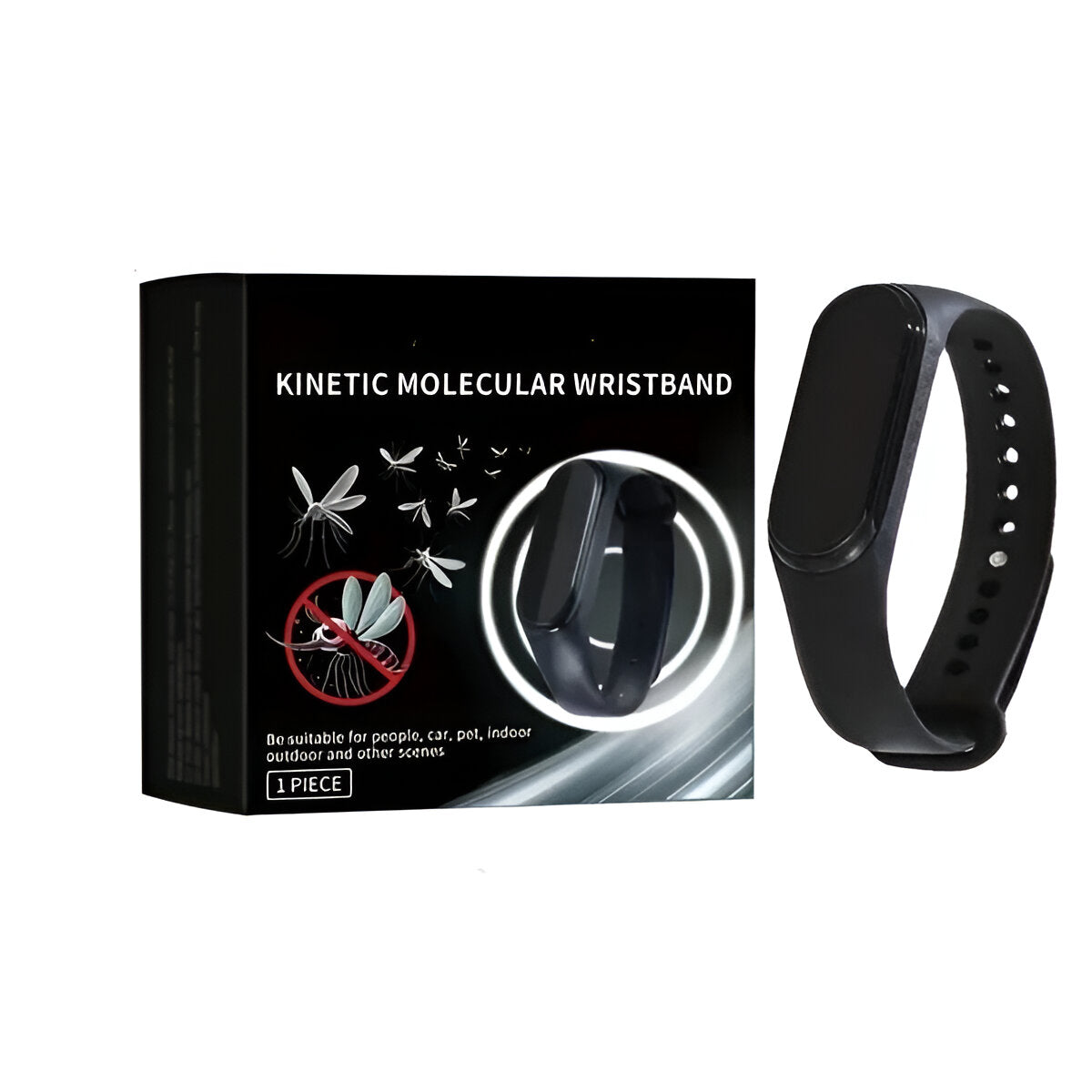 Bracelet répulsif anti-insectes naturel, bracelet de protection anti-moustiques