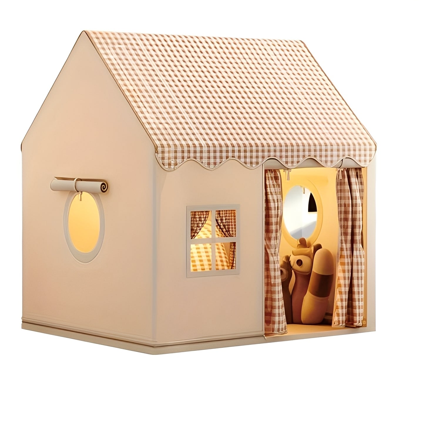 Tente de jeu d'intérieur, maisonnette portable pour enfant