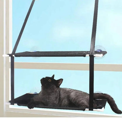 Hamac et perchoir pour chat à fixer à la fenêtre