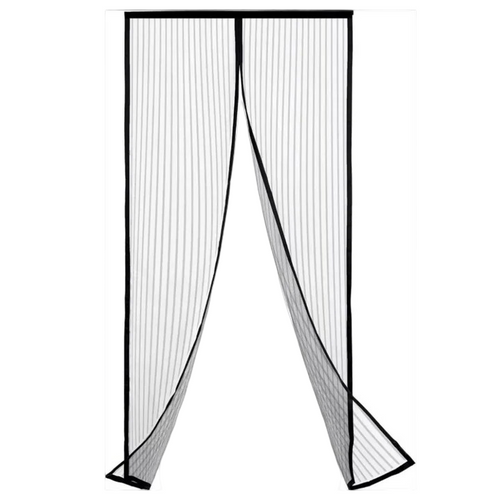Moustiquaire de porte magnétique pour protection anti-moustiques et circulation d'air