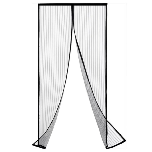 Moustiquaire de porte magnétique pour protection anti-moustiques et circulation d'air